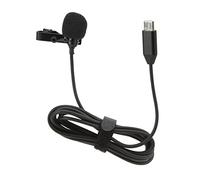 aqxreight Microfono Lavalier di Tipo C Microfono Ad Alta fedeltà con Cancellazione del Rumore con Clamp/Holder Sul Bavero Omnidirezionale per ONE X2 Che Libera Facilmente la Parte Anteriore Stabile