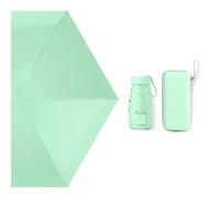 aqxreight Mini Ombrellone da Viaggio Ombrello Pieghevole Impermeabile Ombrello a Forma di Capsula con Custodia Raggi Dannosi 0 99 più a Lungo Fornisce funzionalità Interne 50+ Che Bloccano l' (GREEN)