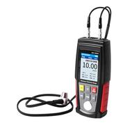 aqxreight Misuratore di Spessore Ad Ultrasuoni Display Digitale Ad Alta Precisione Misuratore di Spessore del Rivestimento di Vernice per Metallo Plastica Onde di Vetro Conduttori Altro CALIBRAZIONE