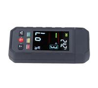 aqxreight Misuratore di umidità del Legno Tipo Pin Display Digitale LCD 2 in 1 Rilevatore di Sensore di Temperatura di umidità per Materiale e Materiale Alto Multiplo 1 2 Livelli con Rilevamento del