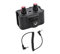 aqxreight Mixer di Adattatore Microfono a 2 WS con Ingressi da 3,5 Mm per Fotocamere in Plastica Leggera e per e Fornire e Fornire. e Consente Quale Mixercame Microfonico della Telecamera