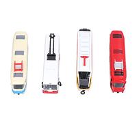 aqxreight Modello di Autobus Ferroviario Ad Alta velocità Modello di Raccolta di Veicoli Pullback Giocattolo per Bambini la volontà e Il Movimento Il può Funzionare con la trazione? Ritorna Al