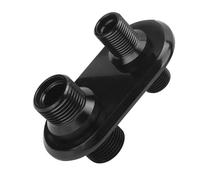 aqxreight Modifica Connettore Paratia Condizionatore a 2 Porte per Auto Connettore Paratia Condizionatore a 2 Porte per Auto, Sostituzione Modifica Aria Condizionata per Hot Rod e Veicoli, a 6061
