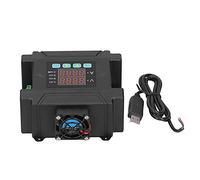 aqxreight Modulo di Alimentazione Digitale con Display LCD - Regolatore di Tensione per Elettronica, Progetti Fai da Te e Utilizzo, Uscita 0,5 A, Guscio in ABS, Dissipazione del Calore Migliorata