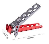 aqxreight Morsetto per Pentole in Alluminio Gestore per Pentole Sollevatore per Pinza da Cucina da Campeggio Portapiatti con Design Trattamento Superficiale Senza Presa Dalla Pentola, Dalla Fonte