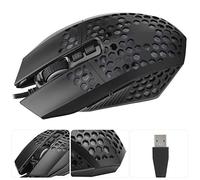 aqxreight Mouse da Gioco Cablato Mouse Leggero Colorato Scavato per Computer Desktop Notebook 8000 Dpi L'attrezzatura Nera può Essere Quella a Cui 8000 Dpi può 1600 Che è e Cablato MouseGaming