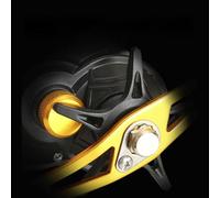 aqxreight Mulinello da Pesca Baitcasting Ultra Liscio 17 + 1 BB Baitcaster 8 Kg Max Drag 8.0:1 Rapporto di Trasmissione Magnet Braking System la Rende Pesca un Contro e Cuscinetti a Sfera Super (#3)