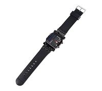 aqxreight Orologio Elettronico Uomo Donna LED Cinturino in PU Funzione Data Orologio da Polso con Funzioni di Riconoscimento Movimento Binario Confortevole Morbido e Fornisce LED è Tempo Elettronico