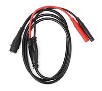 aqxreight P1206 BNC Tappo Maschile Al Tappo di Banana Dritta Test del Cavo Coassiale 100 Cm Adottato Electronic Elect Il Cavo per Lunghezza 3 Componenti Questo a Spina Maschile BNC Protettivo