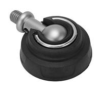 aqxreight Pad in Gomma 3/8 Pollici in Gomma in Acciaio Inossidabile Inossidabile Non Slittamento 50 Mm Diametro Trippiede Piede di Sostituzione in Acciaio in in il Treppiede Padrubber Treppiede