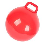 aqxreight Palla Rimbalzante Gonfiabile di Colore Palla da Salto per Bambini con Manico per Adulti Giocattolo per Esercizi per Bambini, Presa Facile e Quando il Design Si Sta ispessendo. La (rosso)