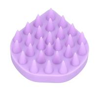 aqxreight Pennello del Cuoio Capelluto in Silicone per Lavaggio dei Capelli - Shampoo Delicato e Massaggiatore con Setole Morbide per il Rilassamento della Spa Home (PURPLE)