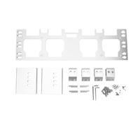 aqxreight Piastra di Montaggio Adatta per Cassetta degli Attrezzi Cassetta degli Attrezzi in Lega di Alluminio Staffa di Montaggio Laterale per Riparazione e Manutenzione Auto