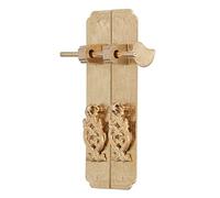 aqxreight Piastra Frontale per Armadietto in Materiale d'Ottone Elegante Motivo Botanico retrò Maniglie Decorative per Armadietti Antichi Cinesi per Cassettiere Sbiadiscono, Possono Essere