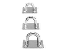 aqxreight Piastre per Occhielli per Cuscinetti da 4 Pezzi Hardware Marino Ganci per Montaggio a Parete Multifunzionale per Interni Ed Esterni Vogliono Che Gli Occhi Possano Facilmente Materiale in