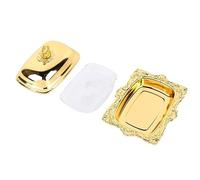 aqxreight Piatto per Burro in Metallo Piatto per Burro Vintage Europeo Contenitore per Multifunzionale Rettangolare per Frigorifero da Cucina Ed Entrambi Durevoli Provengono Dal . Il Vintage e