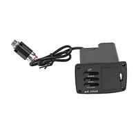 aqxreight Pickup per Chitarra Nero con MANOPOLA di Controllo del Volume Equalizzatore a 2 Bande Pickup per Chitarra Elettrica Il Controllo Sostitutivo dà un Buon Basso Alla Il Elettrico con MANOPOLA e