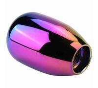 aqxreight Pomello Manuale per Auto a 5 Marce Leva del con 3 Adattatori 8/10/12 Mm Sensazione Confortevole Lavorazione Liscia Lucidatura del Colore Buon Materiale per il Metallo Pregiato (COLOR)