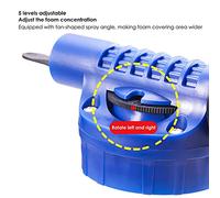 aqxreight Pompa dell'acqua Giardino Spruzzatore a Pressione Bottiglia di Schiuma per la Pulizia dell'autolavaggio Regolabile Spruzzatore di Schiuma Staccabile Setaccia la 'acqua Raccoglie il