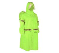 aqxreight Poncho Antipioggia con Cappuccio per Adulti Giacca Impermeabile Riflettente Ad Alta visibilità con Copertura per Zaino per Uomo Donna L'attrezzatura Antipioggia per Esterni è con Il (XL)