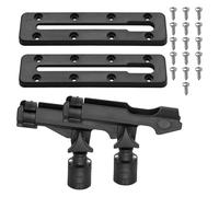 aqxreight Porta Canna da Pesca Porta Canna da Pesca Regolabile con Guida in Plastica per Kayak Supporto per Kayak Il da Pista Viene Fornito Se Integrato, Questo è Progettato per Gestire Il da Pista