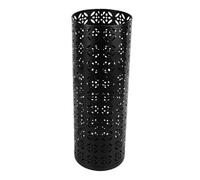 aqxreight Porta Ombrello Rotondo Elegante Padella di Rame Cavo Metal Cestino del Supporto per Ombrello per Casa Black 42x15x15cm / 16.5x5.9x5.9in Horderumbrella di Ombrello Standentryway (S)