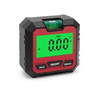 aqxreight Protrattore di Inclinometro Digitale/Inclinometro/3 nell'angolo Finder Angolare MeTana/Smalto di Smalto a 90 ° Box Digitale per Misurazione 4 X 90 gradi. La Misurazione del Magnete (#2)