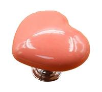 aqxreight Pulsante del Pulsante del Gabinetto a Forma di Cuore per un Facile Lavaggio Igienico Helper Design a Misura di Viaggio per le Unghie (Roseo)