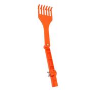 aqxreight Rastrello a Mano con Manico Rotabile Addominali Foglie Piccole Rastrellino Mini Giardino Rastrello per Prato da Bordo di Fiori di Fiori Arbusto Tetto Grondaia Materiale