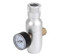 aqxreight Regolatore di Gas CO2 0 60psi Valvola di Riduzione della Pressione per Fusti di Birra Erogazione di Soda Homebrew Alluminio Anodizzato Compatto