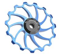 aqxreight Ruota del Deragliatore Posteriore in Lega in Lega di Alluminio 15t per Mountain Bike di Montagna e Strada (BLUE)