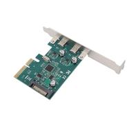 aqxreight Scheda Adattatore da PCIe a Tipo C con Doppie Porte per Trasferimento Dati a 10 Gbps e compatibilità Versatile