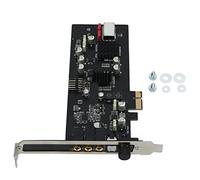 aqxreight Scheda Audio Scheda Audio con Decodificatore Coassiale Ottico a 24 Bit 96 Khz per Giochi di Trasmissione Dal Vivo, Esperienza di Buona qualità Prestazioni di Supporto del Formato