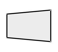 aqxreight Schermata del Proiettore Portatile da 60-120 Pollici-Tervato di Proiezione Bianco Senza Piega Piegabile per Film all'aperto per Interni 16: 9 Esperienza di Visualizzazione HD (72 pollici)