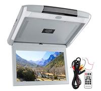 aqxreight - Schermo monitor da 11,6 pollici - Monitor da tetto per auto widescreen 1920x1080p ad alta risoluzione, Schermo da tetto ribaltabile per veicoli con trasmettitore FM,