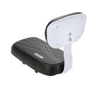 aqxreight Sedile Posteriore per Bici Cuscino Morbido in Pelle PU Sedile Portapacchi Posteriore con Schienale Garantisce Comfort per il Peso dei Bambini Lo Spessore Garantisce e l'imbottitura dello