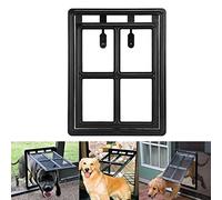 aqxreight Serratura Magnetica in Plastica Porta per Animali Domestici Porta per Cani Gatto Sicurezza a Ribalta per Forniture per Animali DomesticiNero Un Tipo per Fuori Finestra L'ingresso Adatto
