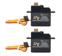 aqxreight Servo Digitale 17G con Ingranaggi in Metallo Motore Alto per Auto RC Robotica e Aggiornamenti Fai-da-te Servocorno 25T Incluso Compatibile con Modelli in Scala 1/14 1/16 /18