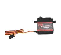 aqxreight Servo Digitale con Servomotore Ad Alta Torsione con Ingranaggio in Metallo per Auto RC, Camion Cingolato, Barca, Robot, Angolo di Rotazione di 180 Gradi, 24 Kg, Fornisce stabilità per (18