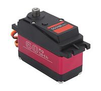 aqxreight Servo Digitale da 60 Kg Ingranaggio Inossidabile Grandi Servi Ad Alta velocità per Robot per Auto RC Riscaldano più a Lungo l'Alluminio Inossidabile Maggiore durata. Ha un Guscio in