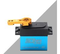 aqxreight Servo Digitale Servo Ingranaggio in Acciaio Inossidabile a 180 ° con Coppia Elevata 20 Kg per Manipolatore Robot per Auto RC in 1/8 1/10 /12 con Braccio 25 T è un Ingranaggio Resistente