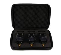 aqxreight Set Allarme Wireless per Abboccate da Pesca con Oscillatori LED - 3 Livelli di sensibilità, 5 Impostazioni di Volume, 2,38 Mm per Indicatore di Sospensione - Ideale per la Pesca Alla Carpa e