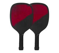 aqxreight Set da Paddle Racchette Set di Palline 2 Racchette e 4 Palline con Borsa per Il Trasporto per Uomini e Donne per Viaggi all'aperto in Legno, Una Include 2 Borse e Un per Paddle Pickleball
