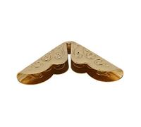 aqxreight Set di 50 Protezioni per Angoli di Libri Vintage in Ferro per Album e Ritagli in Bronzo per Preservare Quaderni, Diari e Raccolte di Foto (#3)