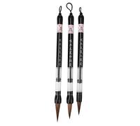 aqxreight Set di 6 Pennelli Calligrafia Cinesi Ricaricabili Piston Fill, | Variable hardness nibs for calligraphy, drawing, painting, -proof piston design, suitable for beginners and professionals