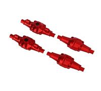 aqxreight Set di Alloggiamenti per ASSE Anteriore e Posteriore RC Parti di Aggiornamento del Guscio dell'Asse RC in Lega di Alluminio per Cingolato FCX24 1/24 6,2 Cm Crawler FCX24 Argento per (#2)