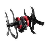 aqxreight Set di Lame e Ruote Intercambiabili con Attacco Multifunzionale per Giardinaggio, Agricoltura, Coltivazione, Zappatura, Solco, Allentamento del Terreno, Compatibile con la Maggior Parte