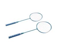 aqxreight Set di Racchette da Badminton da 2 Pezzi con Volani e Borsa per il Trasporto, Attrezzatura Sportiva Leggera all'aperto per Adulti e Adolescenti, Blu (cielo blu)
