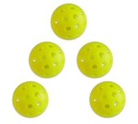 aqxreight Set Premium Confezione da 5 Palline Luminose per Giochi Indoor e Outdoor Palline Luminose da 74 Mm per Allenamento, Giochi Notturni e Uso Ricreativo Design Luminoso Ed Equilibrato (YELLOW)