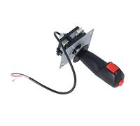 aqxreight Simulatore di Volo Gamepad Stick Controller Gioco Joystick Volante Rocker per PC Accessori per Giochi Desktop La Plastica è Resistente Alla Lega e il Joystick a metà Oscillazione Centrale